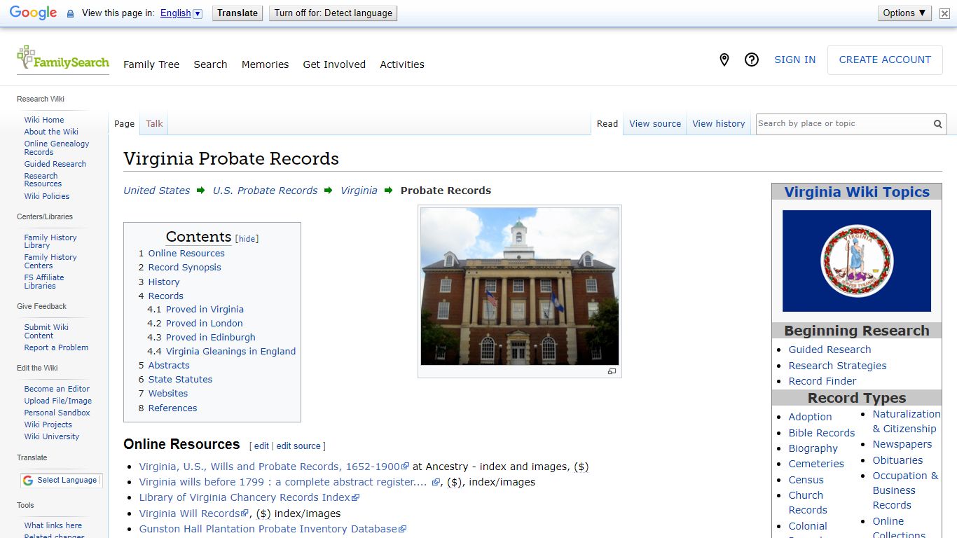 Virginia Probate Records • FamilySearch